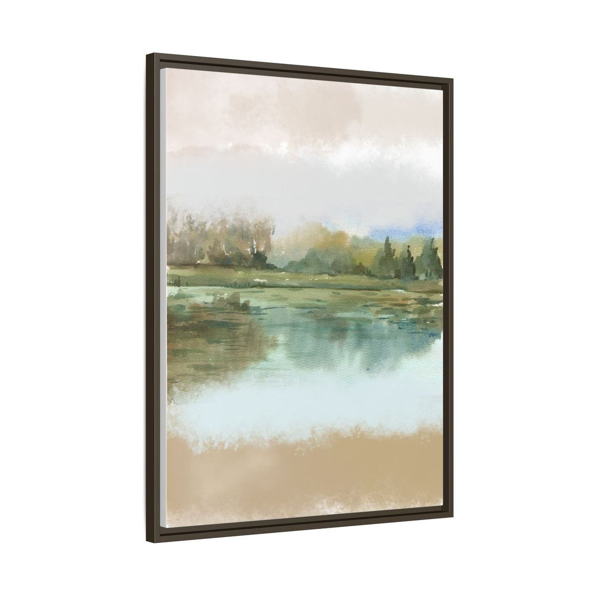 Misty Wetland at Dawn