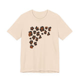 T-Shirt — Rustic Copper Paw Print Tee (Animal Lover Graphic)