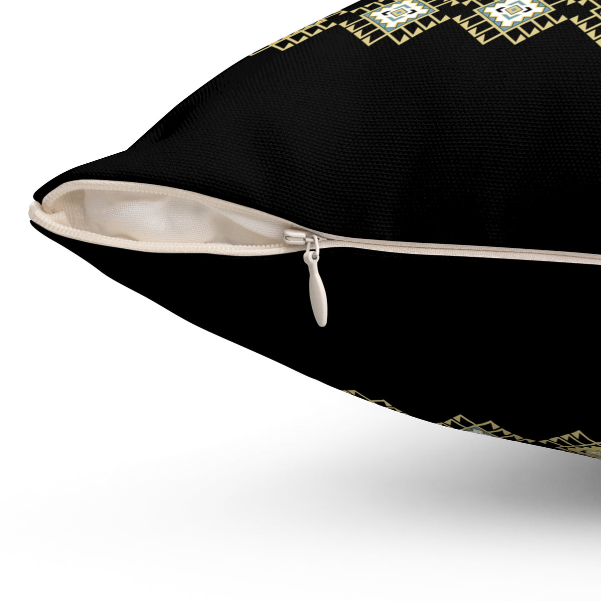 Moroccan-Inspired Decorative Pillow - Elegant Square Cushion for Home Decor
