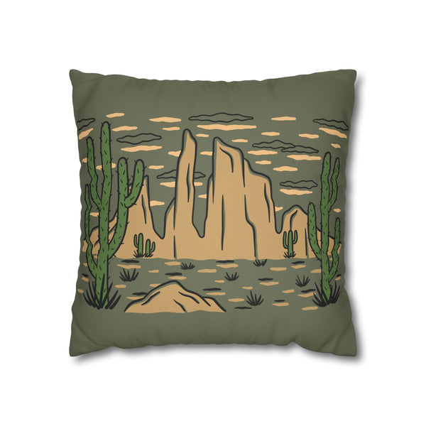 Silent Mesa - Canyon Rest Throw Pillow Cover