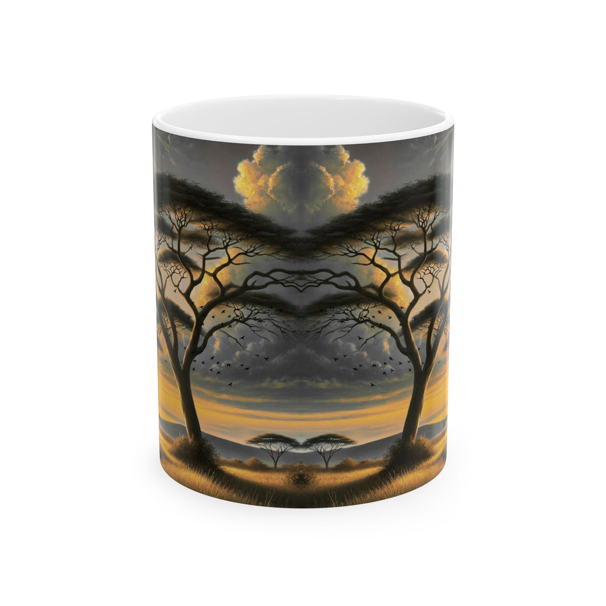 Sunset Acacia Ceramic Mug