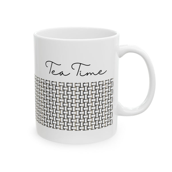 Chic Textured Ceramic Mug, Modern Coffee Cup, Gifts for Coffee Lovers, Minimalist Tea Mug, Home Decor, Stylish Drinkware