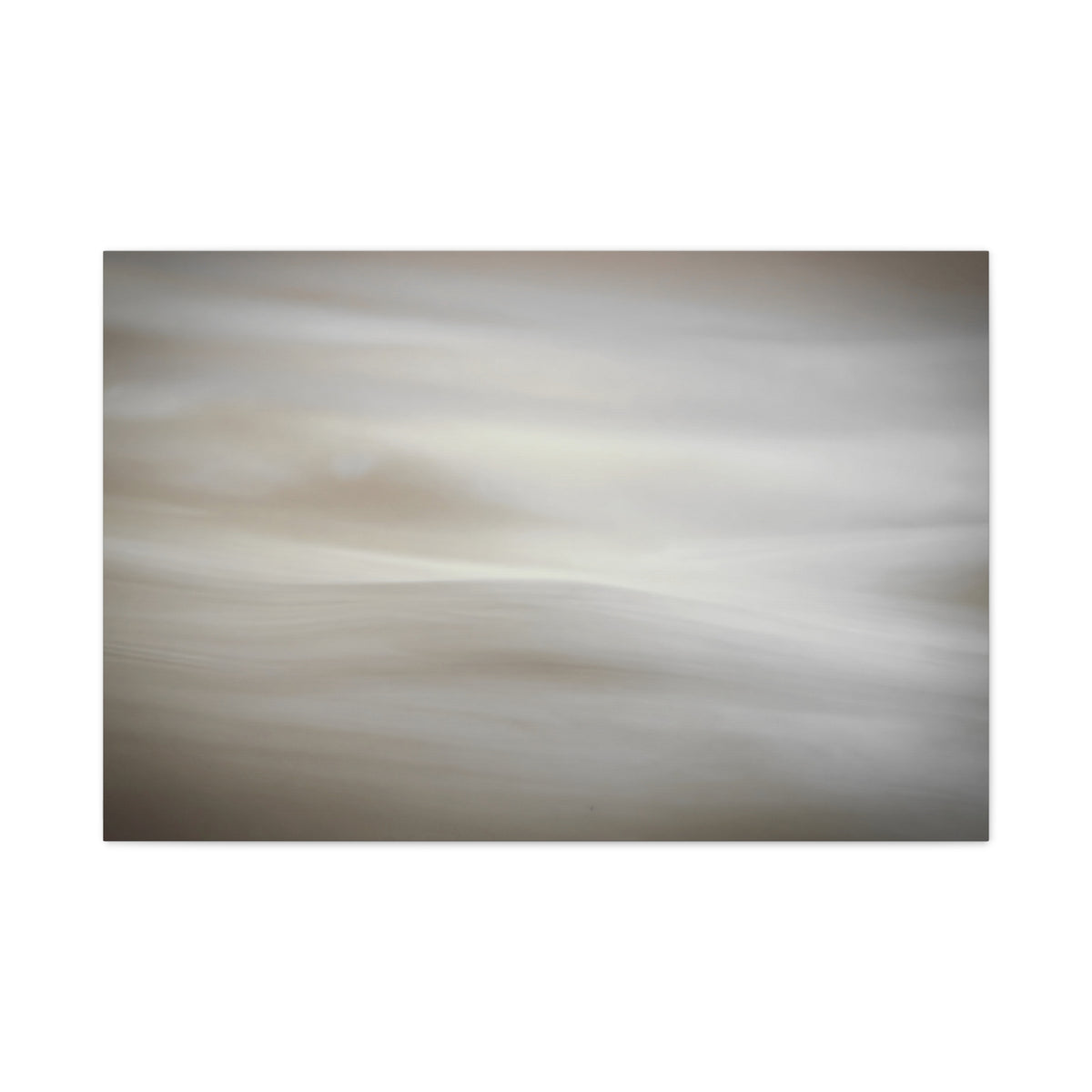 Neutral Abstract Seascape Canvas Print — Matte Stretched 1.25"
