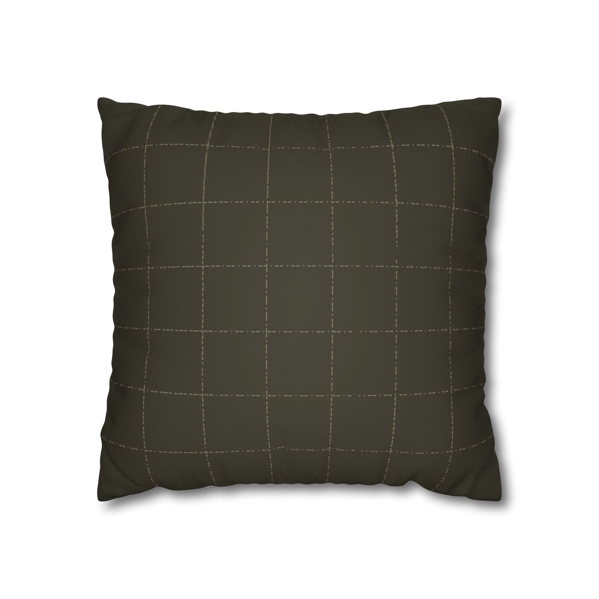 Faux Suede Square Pillowcase