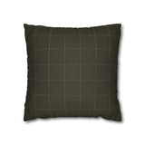 Faux Suede Square Pillowcase