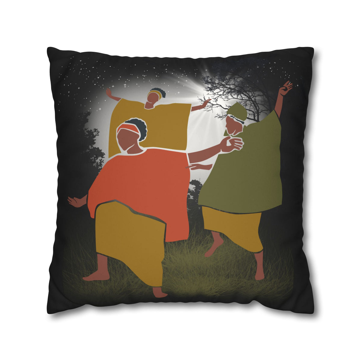 Faux Suede Square Pillowcase