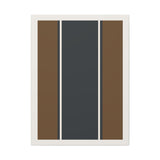 Minimalist Earth-Tone Stripe Canvas — Modern Geometric Wall Art