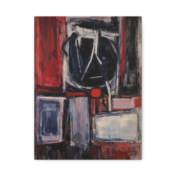 Abstract Expressionism Matte Canvas Print