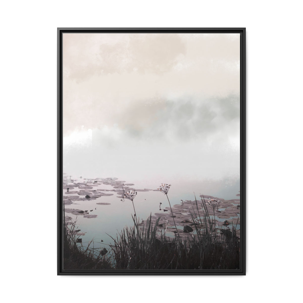 Serene Mist  Lakeside Wall Art