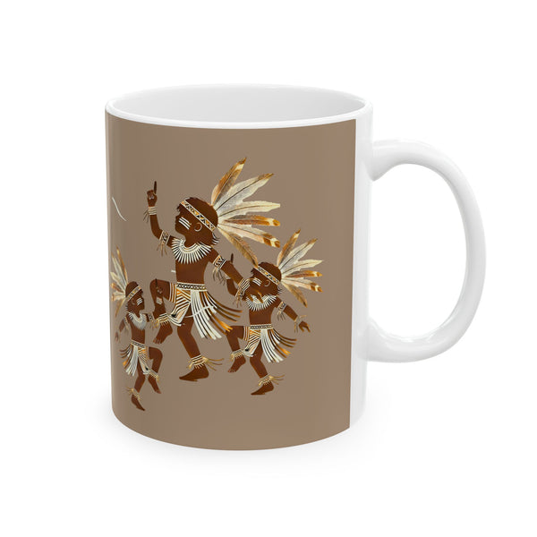Tribal Fluid Ceramic Mug