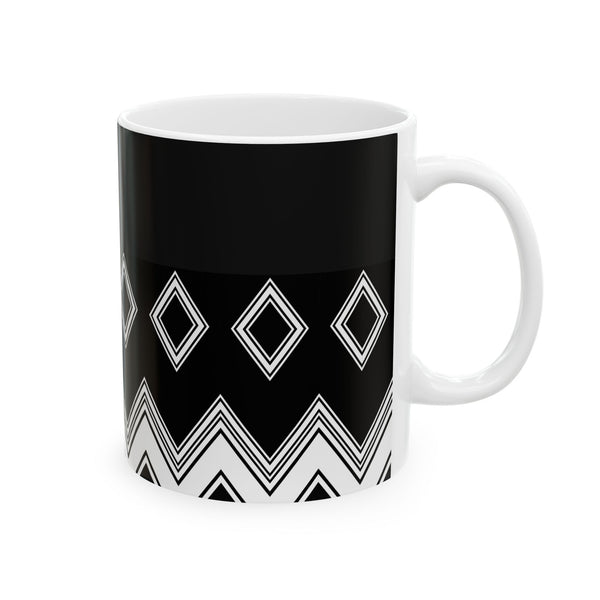 Tribal Diamond Ceramic Mug