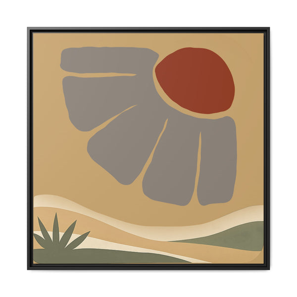 Sun Over Sand Framed Wall Art