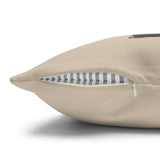 Desert Stillness Cactus Pillowcase – Neutral Earth-Tone Decorative Cushion Cover