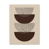 Grounded Rhythm Wall Art - Neutral Abstract Geometric Canvas