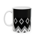 Tribal Diamond Ceramic Mug