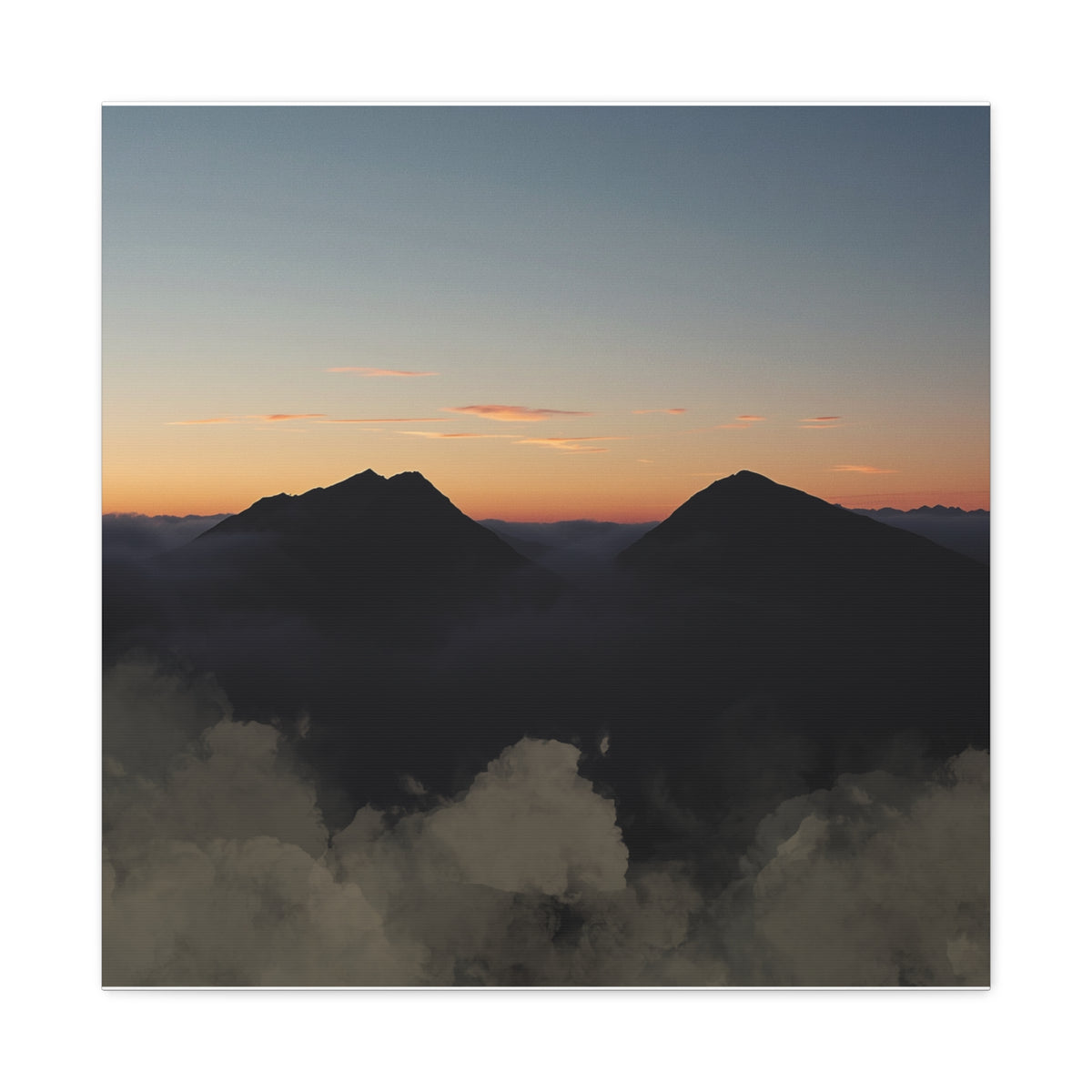 Misty Peaks Wall Art