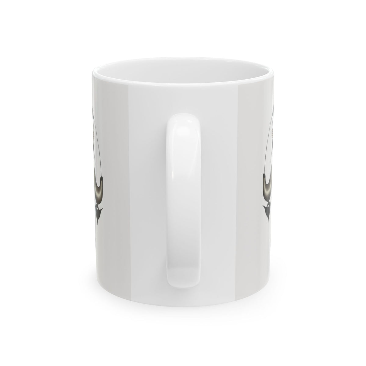 Gathering in Stillness White Ceramic Mug
