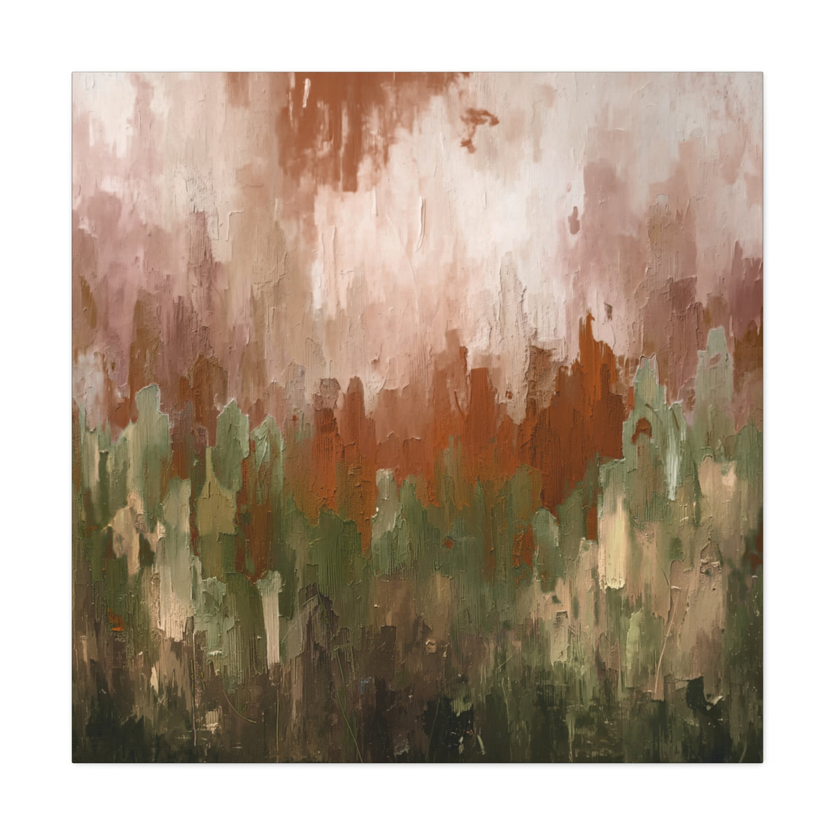 Autumn Canopy Abstract Landscape Wall Art