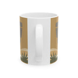 Abstract Desert Sunset Mug – Boho Minimalist Ceramic Coffee Cup