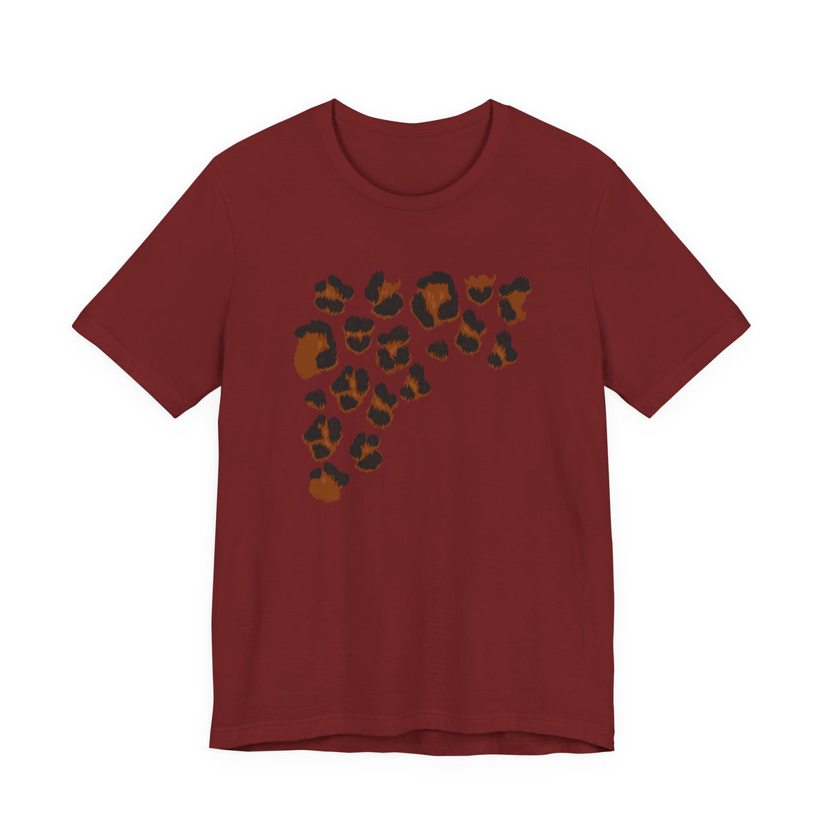 T-Shirt — Rustic Copper Paw Print Tee (Animal Lover Graphic)