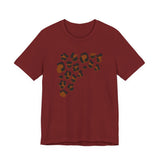 T-Shirt — Rustic Copper Paw Print Tee (Animal Lover Graphic)