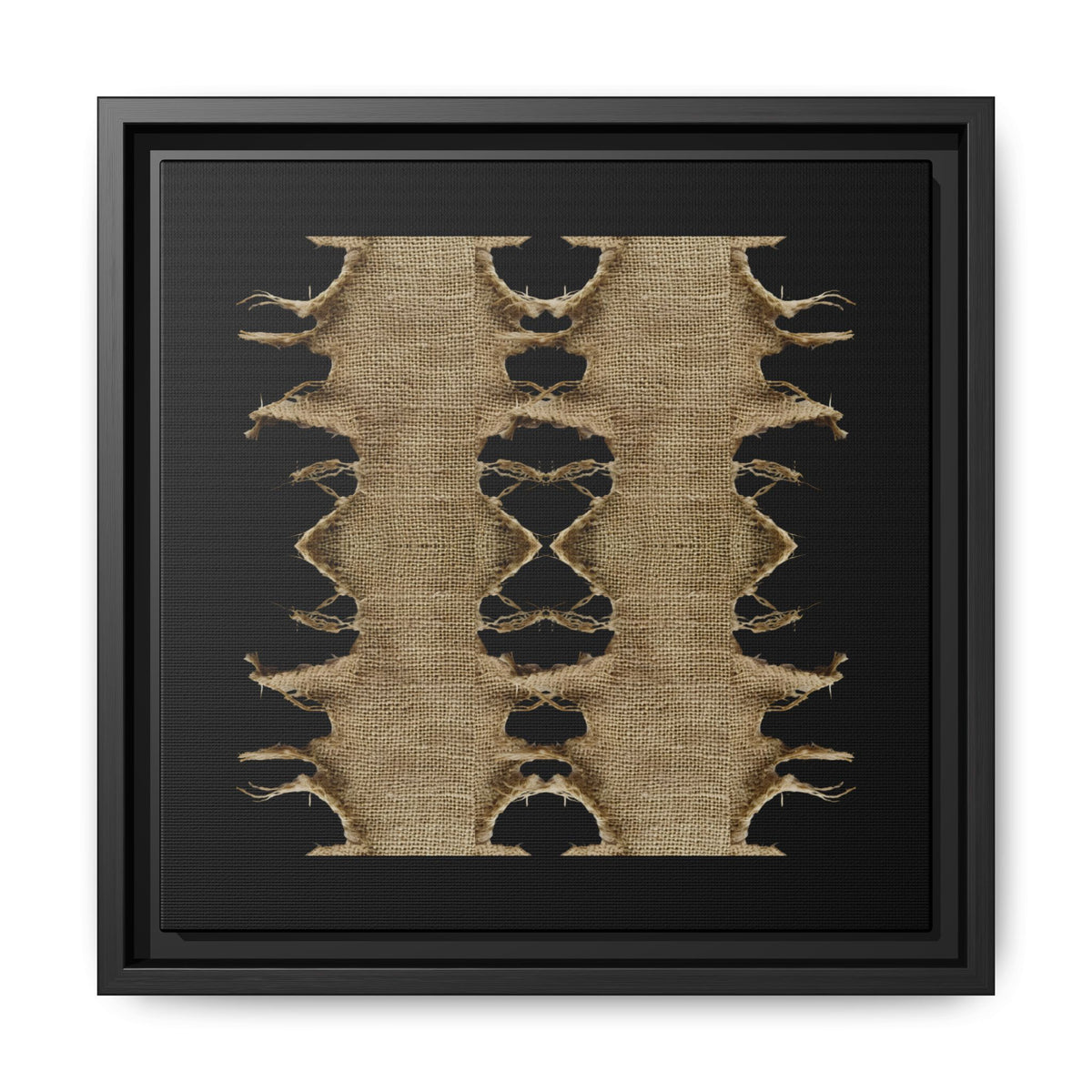 Woven Echo Canvas Wall Decor