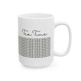 Chic Textured Ceramic Mug, Modern Coffee Cup, Gifts for Coffee Lovers, Minimalist Tea Mug, Home Decor, Stylish Drinkware
