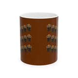 Gathered Rhythm Earth-Tone Mug