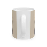 Desert Stillness Cactus Mug – Neutral Botanical Ceramic Cup