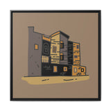 Earthbound Streets Print  - Desert Dwelling (Framed)