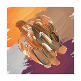 Abstract Autumn Brushstroke Canvas Print — Matte Stretched Wall Art