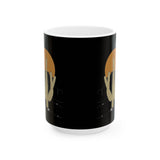 Desert Sunset Ceramic Mug - Nighttime Coffee Cup