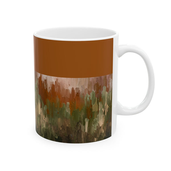 Autumn Canopy | Terracotta Accent Ceramic Mug