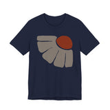 Abstract Daisy Graphic Tee — Minimal Boho Flower T-Shirt