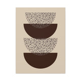 Grounded Rhythm Wall Art - Neutral Abstract Geometric Canvas
