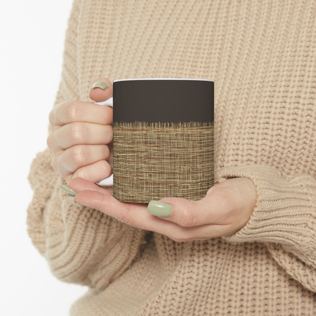 Woven Rhythm Morning Mug