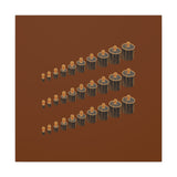 Gathered Rhythm Earth-Tone Wall Art