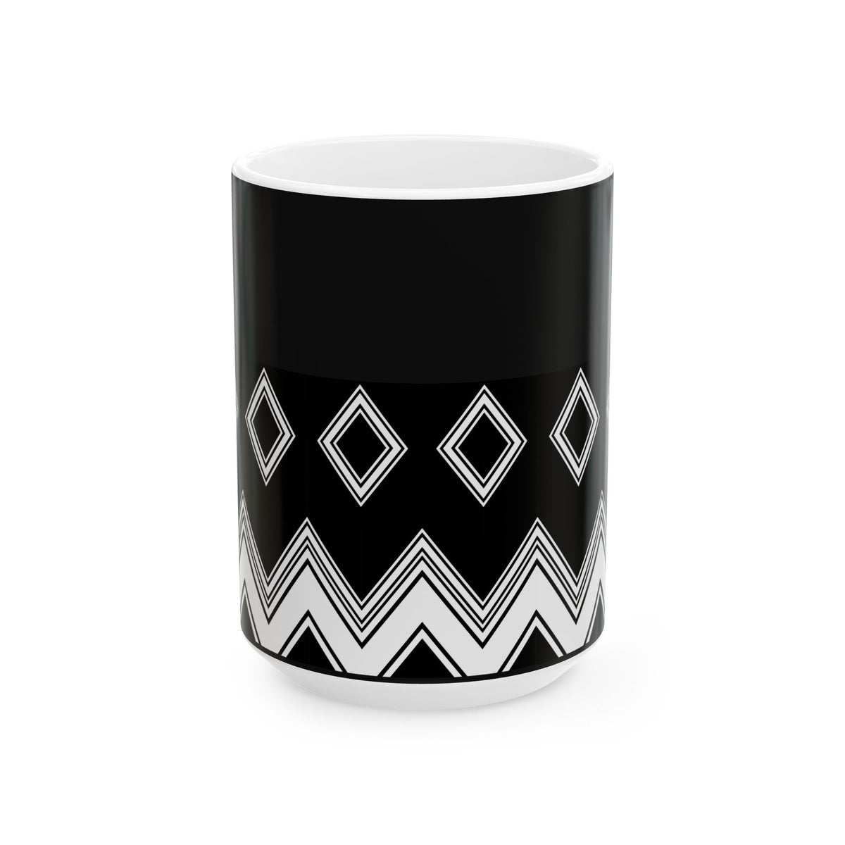 Tribal Diamond Ceramic Mug