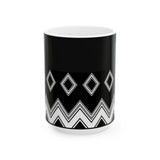 Tribal Diamond Ceramic Mug