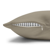 Earthen Bloom Pillow Cover - Warm Neutral Abstract Cushion Cover