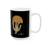 Desert Sunset Ceramic Mug - Nighttime Coffee Cup