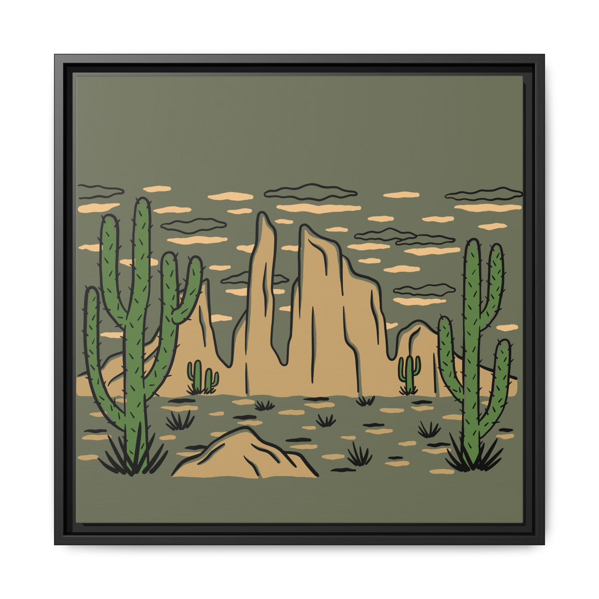 Silent Mesa Framed Wall Art