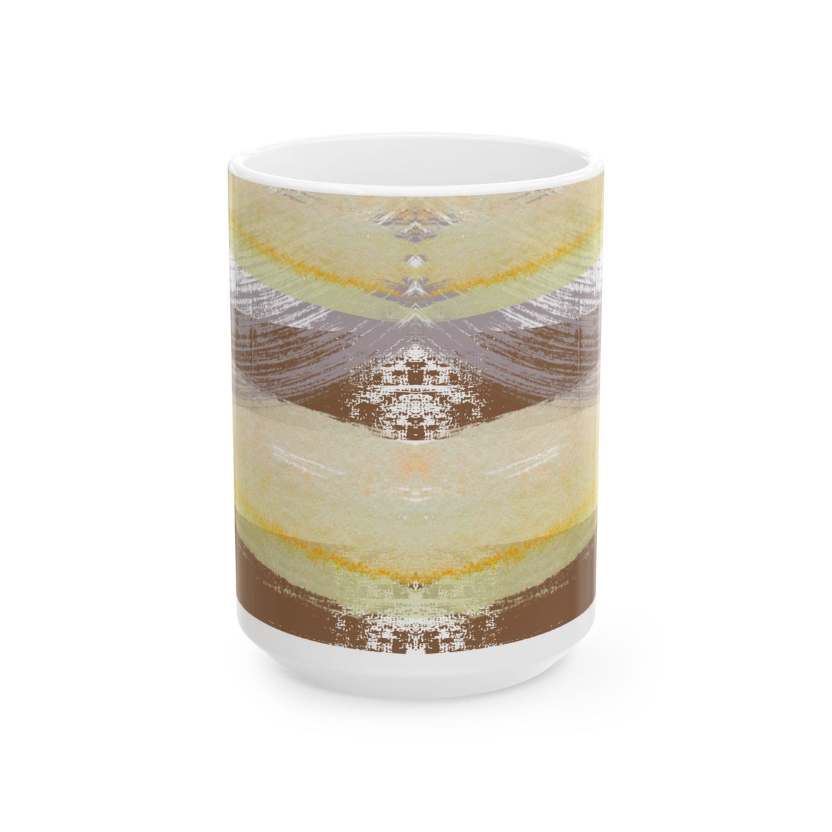 Golden Drift Ceramic Mug