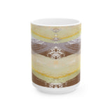 Golden Drift Ceramic Mug