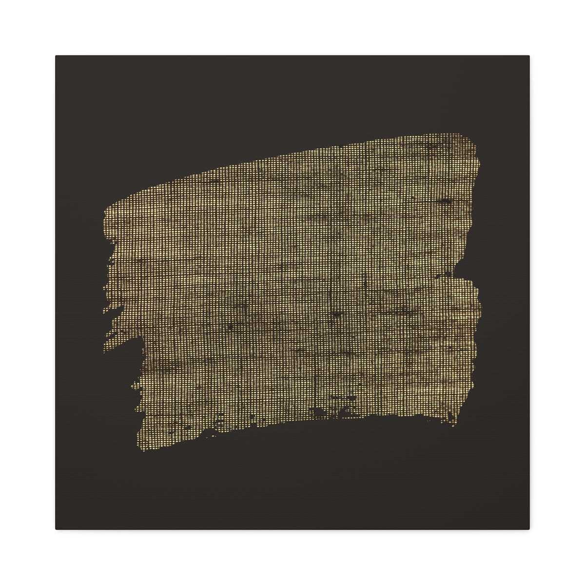 Woven Earth I – Textured Brush Canvas