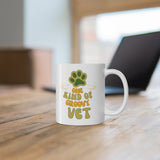 Mug: One Kind of Groovy Vet Paw Graphic