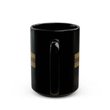 Earthbound Lines Black Ceramic Mug