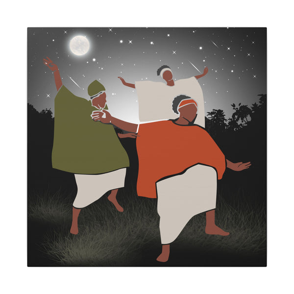 Dancing Under the Moon Matte Canvas