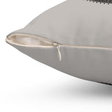 Pillow - Grey to Black Circles Design
