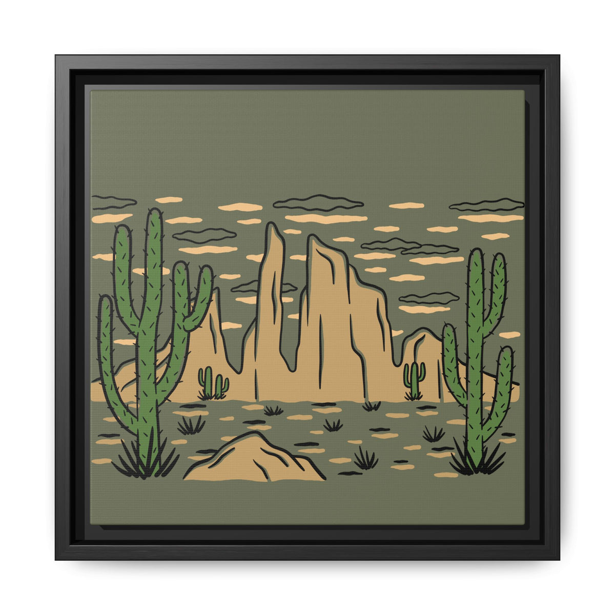 Silent Mesa Framed Wall Art